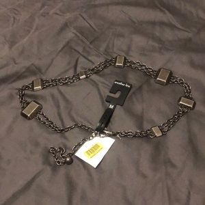 Metal chain belt